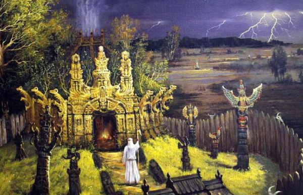 Жест був популярний за дохристиянської Русі/ фото: in.pinterest.com Жест был популярен во времена дохристианской Руси/ фото: in.pinterest.com