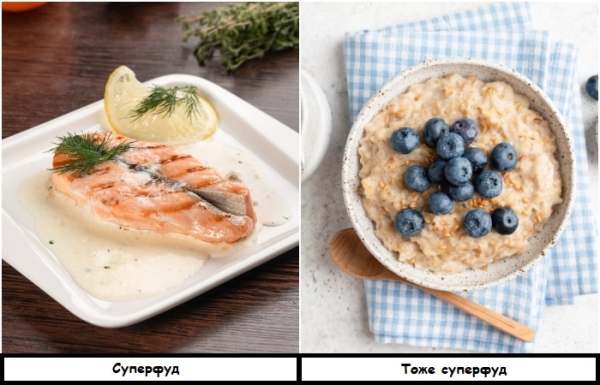І лосось, і чорниця – суперфуди И лосось, и черника – суперфуды