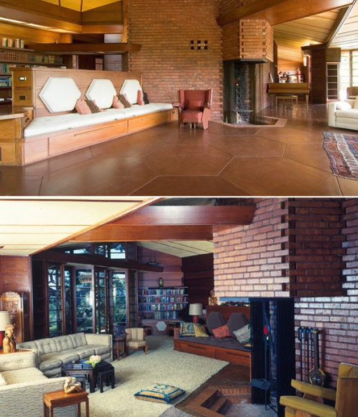 Краса негеометричної конструкції проста і захоплює дух (Hanna-Honeycomb House, Стенфорд). Красота негеометрической конструкции проста и захватывает дух (Hanna-Honeycomb House, Стэнфорд).