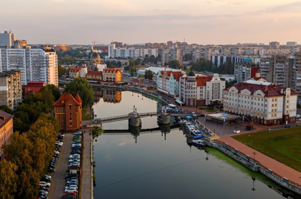 Калінінград з висоти пташиного польоту/ Фото: tripster.ru Калининград с высоты птичьего полета/ Фото: tripster.ru