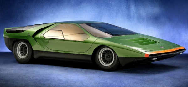 Alfa Romeo Carabo 1968 нагадує жука-жужелицю/ Фото: zefirka.net Alfa Romeo Carabo 1968 напоминает жука-жужелицу/ Фото: zefirka.net