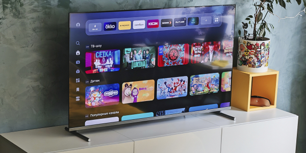Огляд 50-дюймового QLED-телевізора Sber — доступної моделі з «Салют ТБ» і 4K