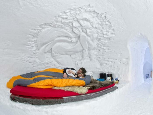 Готель Iglu-Dorf, Швейцарія. Отель Iglu-Dorf, Швейцария.