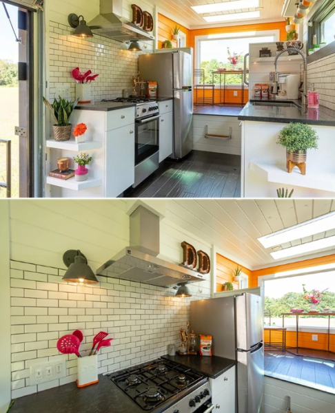 Упорядкована кухня в Home That Runs on Coffee. Благоустроенная кухня в Home That Runs on Coffee.