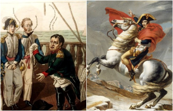 Наполеон був цілком середнього зросту, але ворожа пропаганда зробила його коротуном в очах мільйонів. Наполеон был вполне среднего роста, но вражеская пропаганда сделала его коротышкой в глазах миллионов.