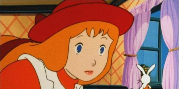 Кадр із аніме-серіалу «Аліса в Країні чудес» Кадр из аниме-сериала «Алиса в Стране чудес»