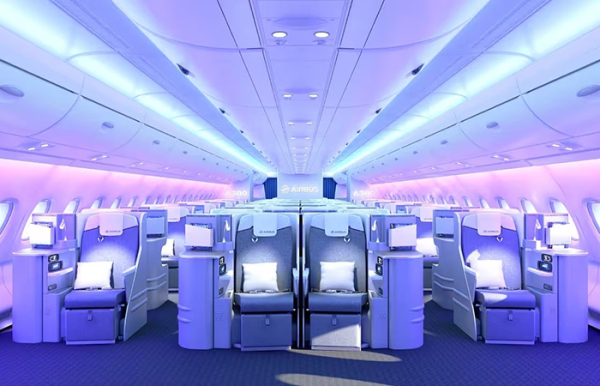 У салоні A380 В салоне A380