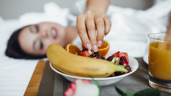 Продукты, которые помогают уснуть.