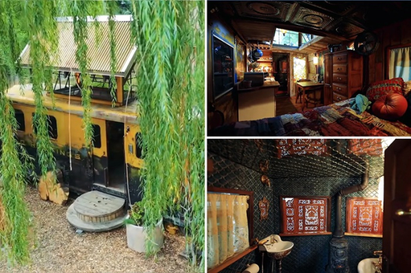 Вторая жизнь железнодорожного вагона сороковых годов.