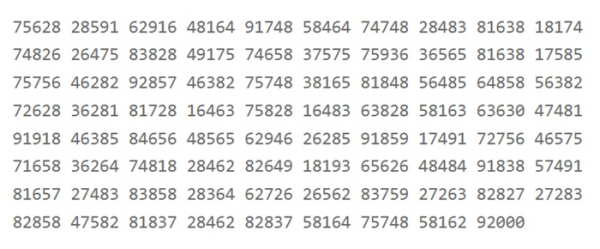Полный вид шифра, ключ к которому забыл даже автор.