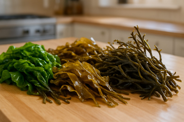 Существует огромное разнообразие морских водорослей, которые можно употреблять в пищу.