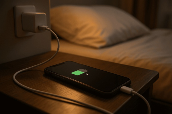 Давно уже зарядка телефона ночью не является чем-то губительным.