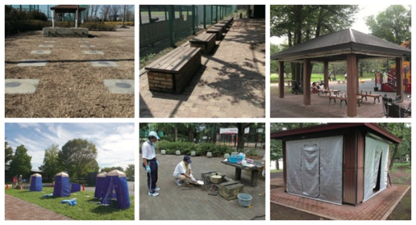 В Токио на случай землетрясения целые парки переоборудовали.