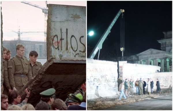 Стіна, яка ніколи не мала зводитися, впала дуже швидко. Стена, которая никогда не должна была возводиться, рухнула очень быстро.