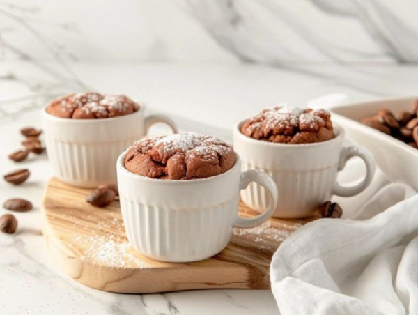 Украсьте маффины сахарной пудрой