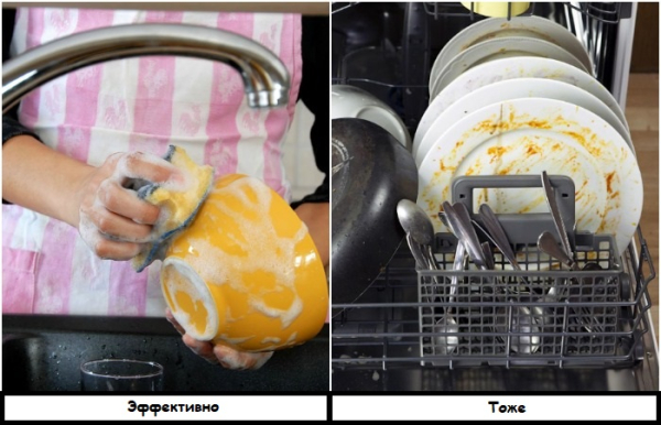 Посудомийка впорається швидше та якісніше Посудомойка справится быстрее и качественнее