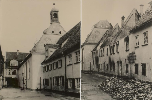 Так выглядела главная улица квартала в начале XX века.