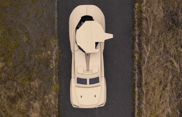 Вид на машину зверху Вид на машину сверху