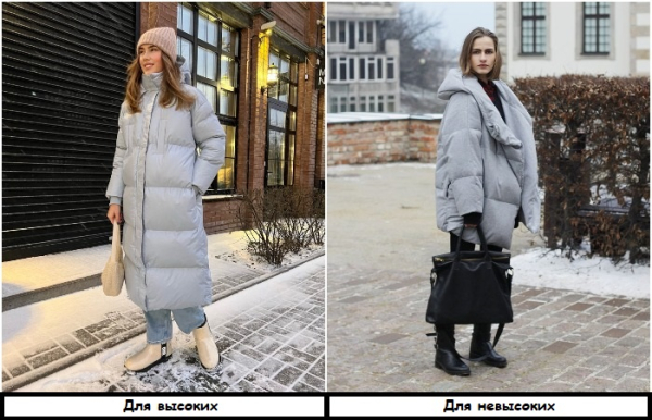Пуховик чуть ниже бедра – идеальный выбор