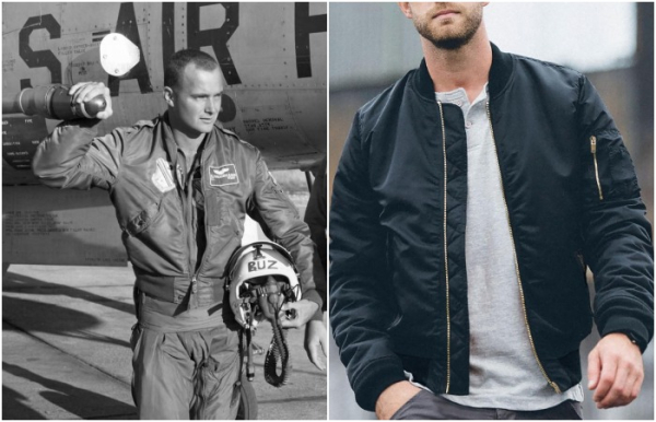 Ещё один предмет гардероба, заимствованный из формы лётчиков. /Фото: vocal.media, matt-elly.com