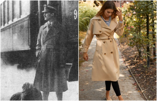 Из окопов Первой мировой - в современный повседневный гардероб. /Фото: en.wikipedia.org, aurelie.co.uk