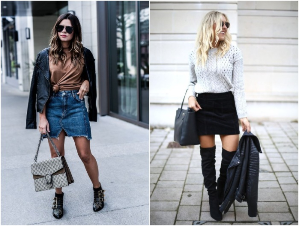 Юбка может быть из любого материала