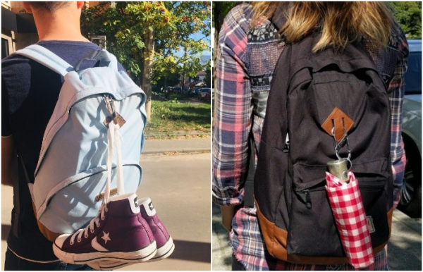 На ромб можна закріпити взуття чи парасольку На ромб можно закрепить обувь или зонт