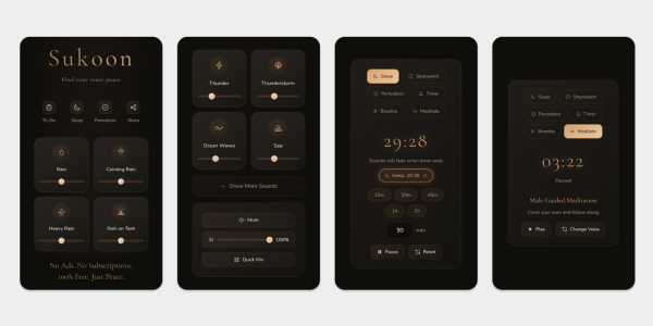 Приложение Sukoon для iOS
