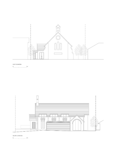 Чертеж The Church Residence.