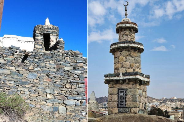 Каменные минареты.