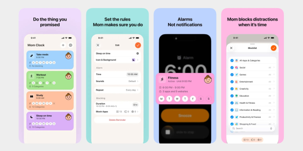 Приложение Mom Clock для iOS
