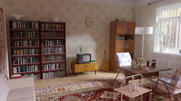 Гостей тоже принимали в проходных комнатах. / Фото: ulan-ude.domclick.ru 