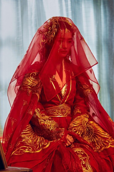 Китайское свадебное платье Фото:in.pinterest.com
