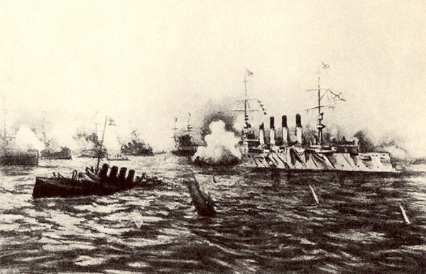 Сражение было крайне тяжелым для русских моряков. /Фото: history.sgu.ru. 