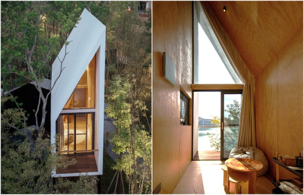 Ультравузькі хатини-вірусники, що забезпечують незабутні пригоди на безлюдному острові