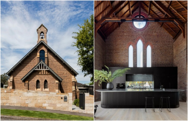 Божественний простір неоготичної церкви перетворили на сучасну житлову резиденцію