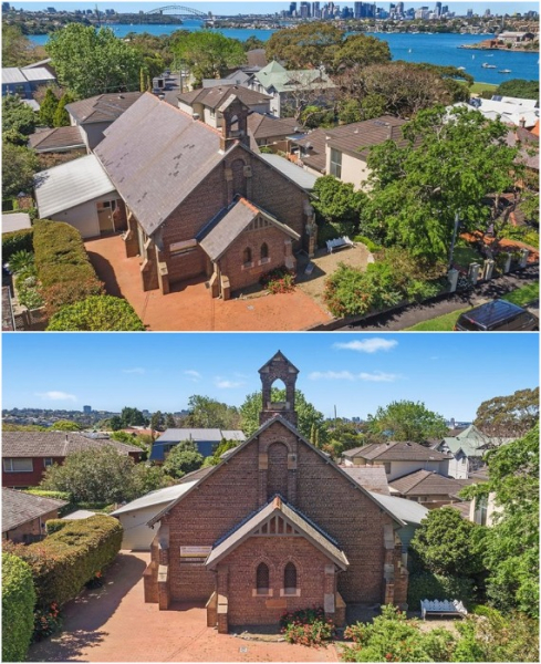 Стараниями Michiru Higginbotham неготический храм обрел новую жизнь (The Church Residence).