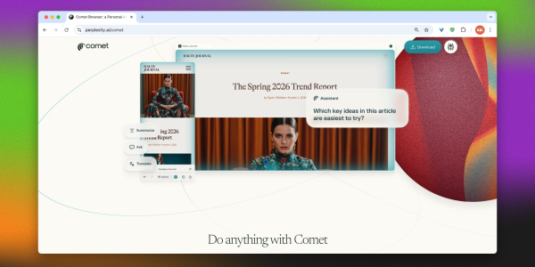 Perplexity Comet Браузер с ИИ Perplexity Comet