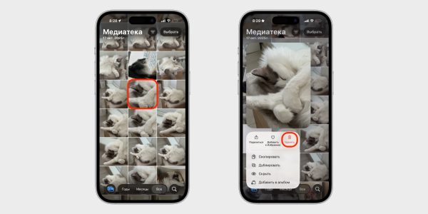 Как быстро удалить фото на iPhone
