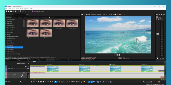 Vegas Pro Программы для видеомонтажа: Vegas Pro