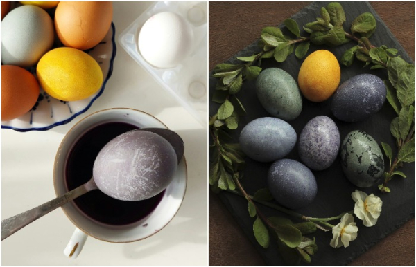 Каркаде может дать разный оттенок, от серого до фиолетового