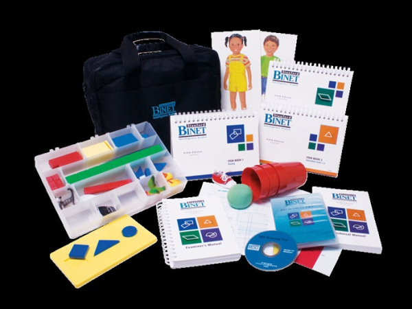 Набор для проведения теста Стэнфорда-Бине. /Фото: stoeltingco.com
