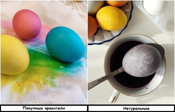 Чим пофарбувати яйця на Великдень, якщо не хочеться мати справу&hellip;