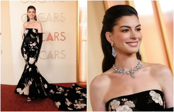 Энн Хэтэуэй в Valentino 