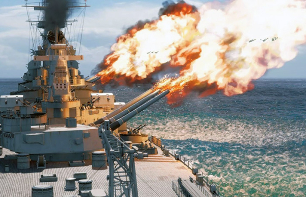 Лінкор Айова./ Фото: youtube.com Линкор Айова./ Фото: youtube.com