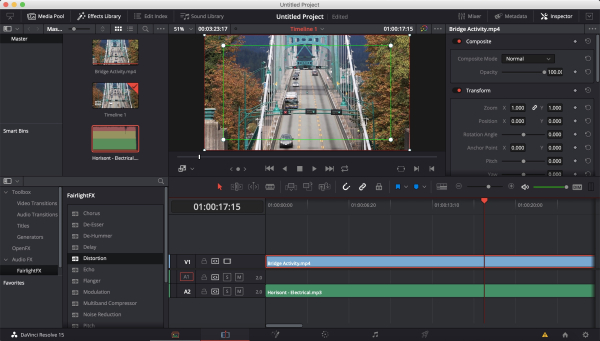 Бесплатные видеоредакторы: DaVinci Resolve