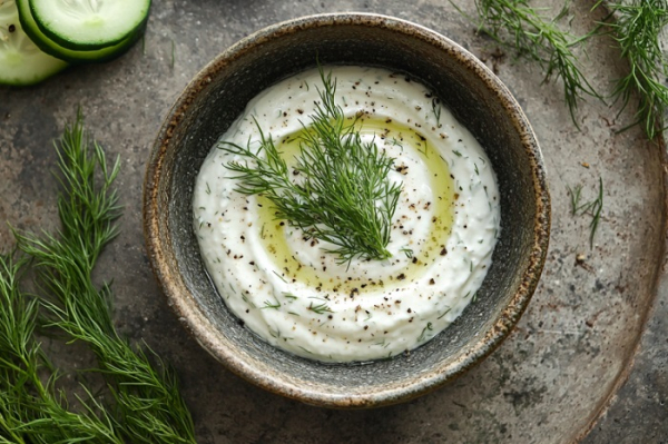 Украсьте соус оливковым маслом. / Фото: news.ru