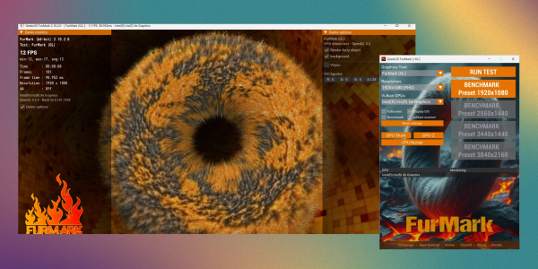 Программы для диагностики компьютера: FurMark