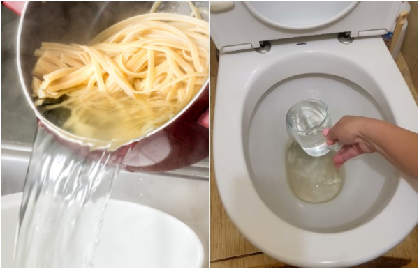 Вода поможет очистить унитаз от загрязнений