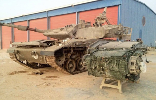 Двигательный отсек спереди./ Фото: warthunder.com